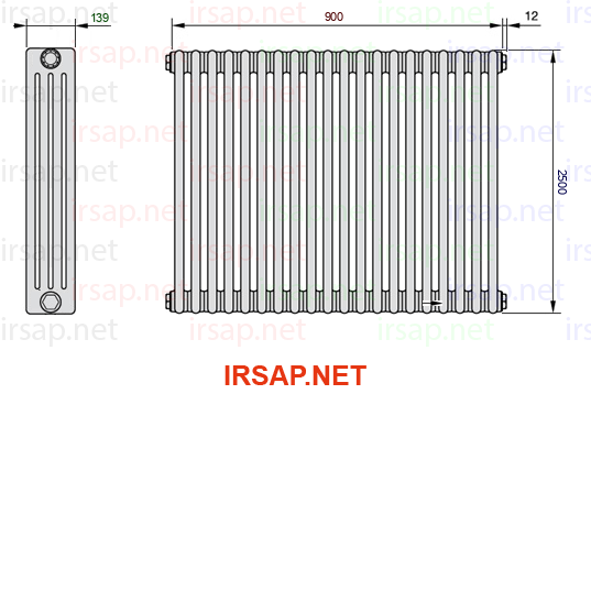 Радиатор IRSAP Tesi 42500/20 T14 CL 01